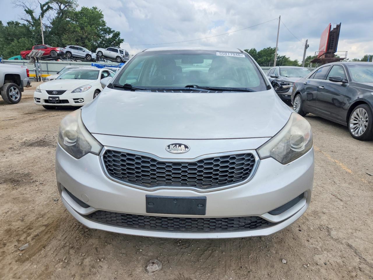 2014 Kia Forte Lx Silver vin: KNAFX4A62E5145659