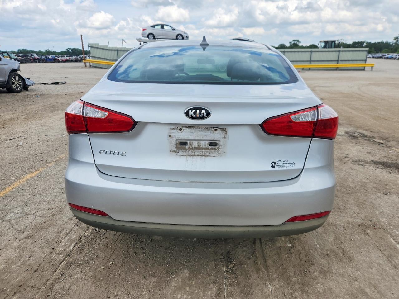 2014 Kia Forte Lx Silver vin: KNAFX4A62E5145659