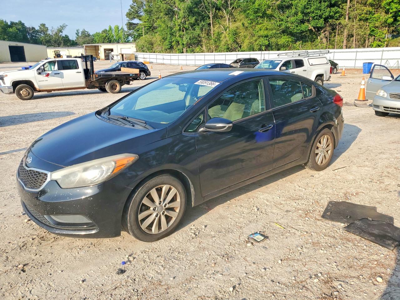 2014 Kia Forte Lx Black vin: KNAFX4A62E5155172