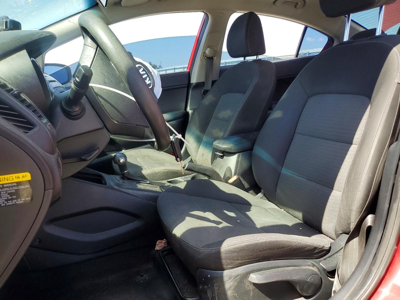2014 Kia Forte Lx Burgundy vin: KNAFX4A62E5223700