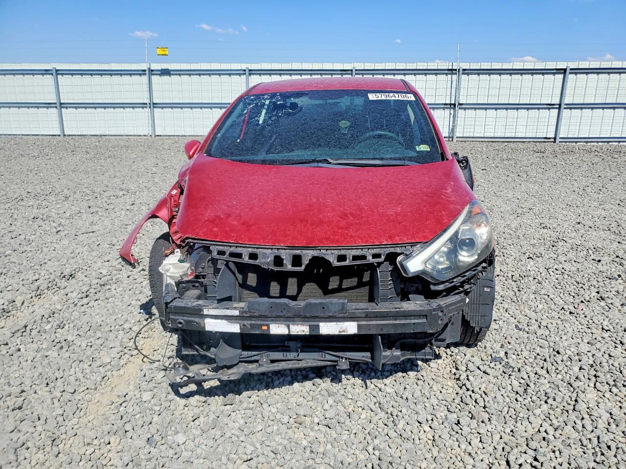 2014 Kia Forte Lx Burgundy vin: KNAFX4A62E5223700