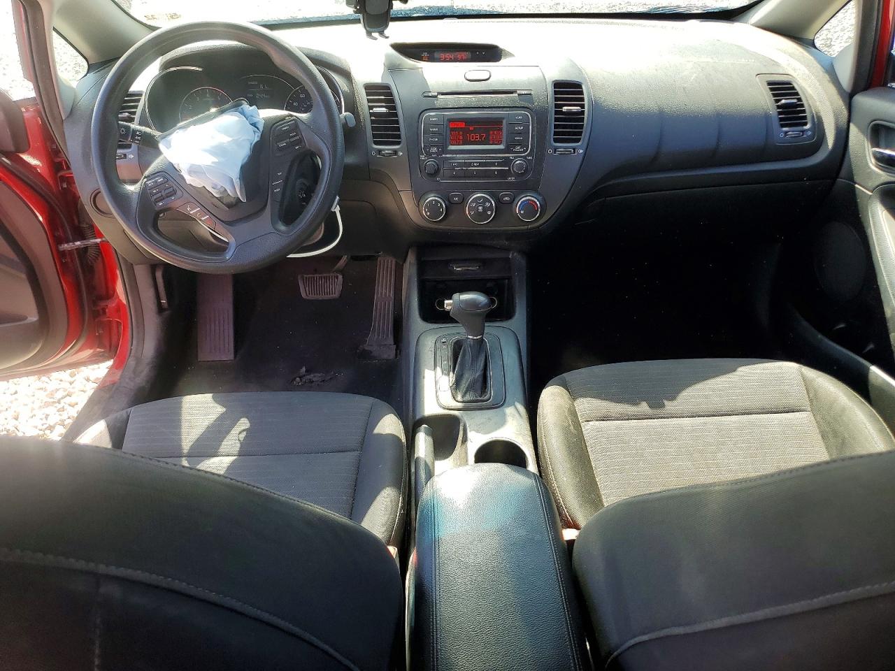 2014 Kia Forte Lx Burgundy vin: KNAFX4A62E5223700