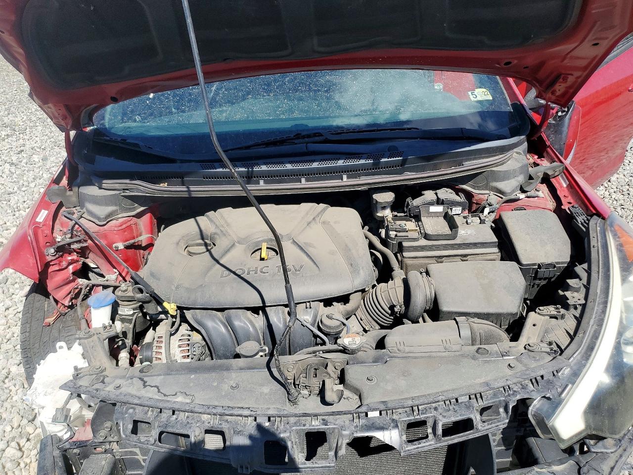 2014 Kia Forte Lx Burgundy vin: KNAFX4A62E5223700