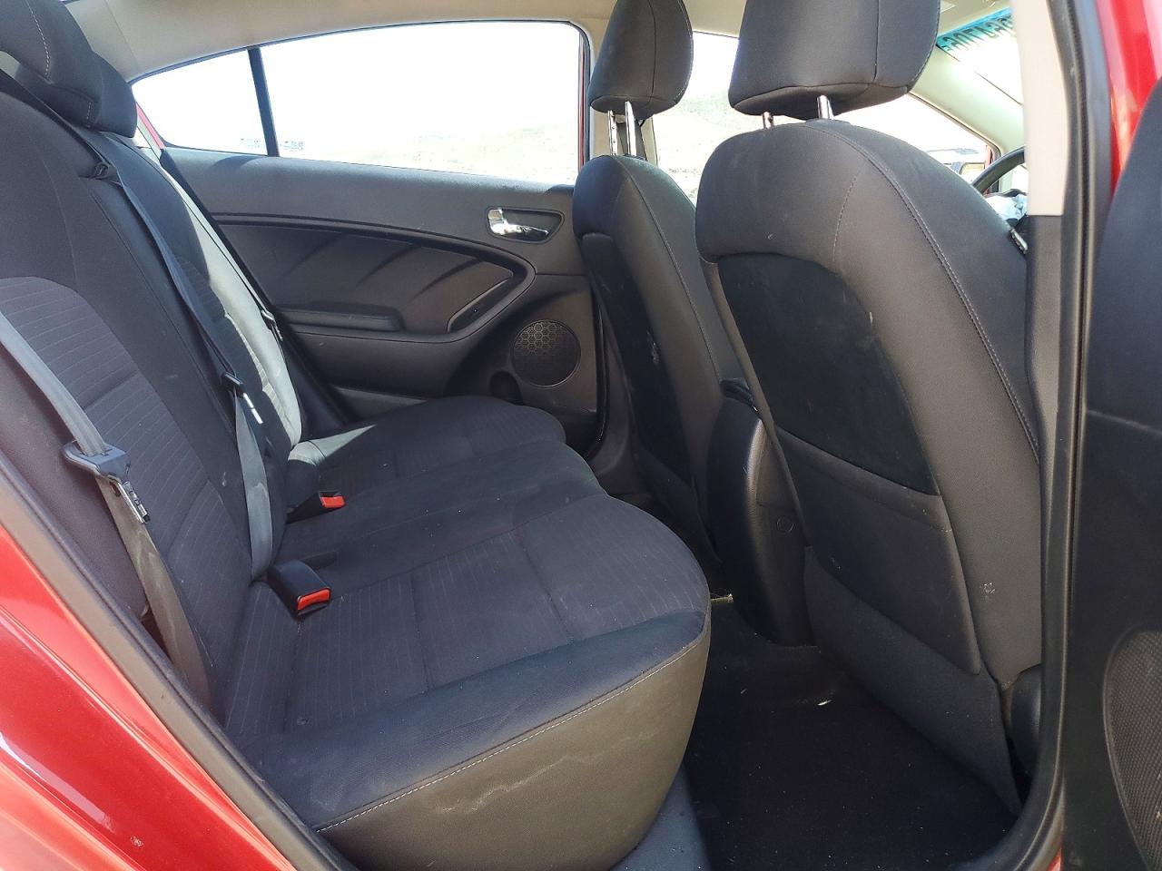 2014 Kia Forte Lx Burgundy vin: KNAFX4A62E5223700