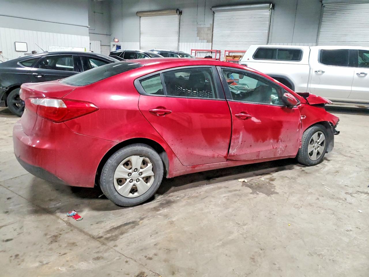 2015 Kia Forte Lx Red vin: KNAFX4A62F5290265
