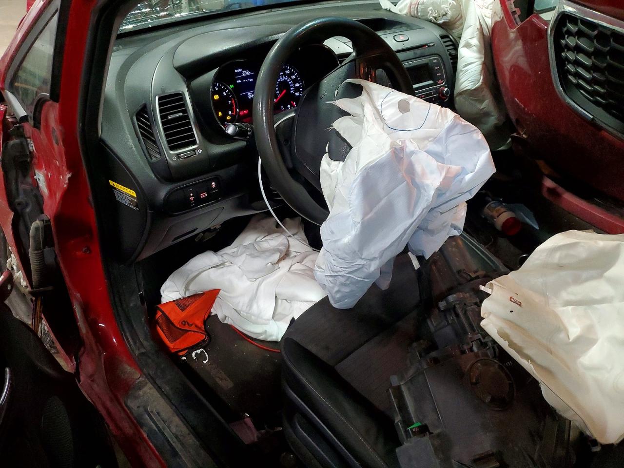 2015 Kia Forte Lx Red vin: KNAFX4A62F5290265