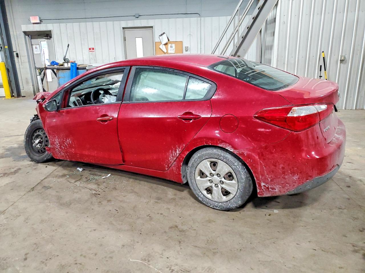 2015 Kia Forte Lx Red vin: KNAFX4A62F5290265