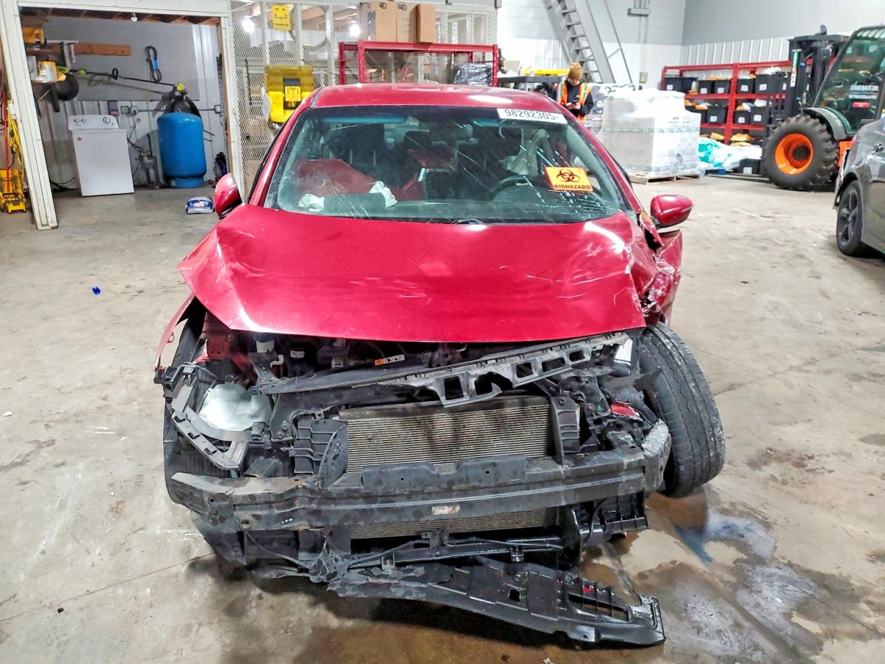 2015 Kia Forte Lx Red vin: KNAFX4A62F5290265