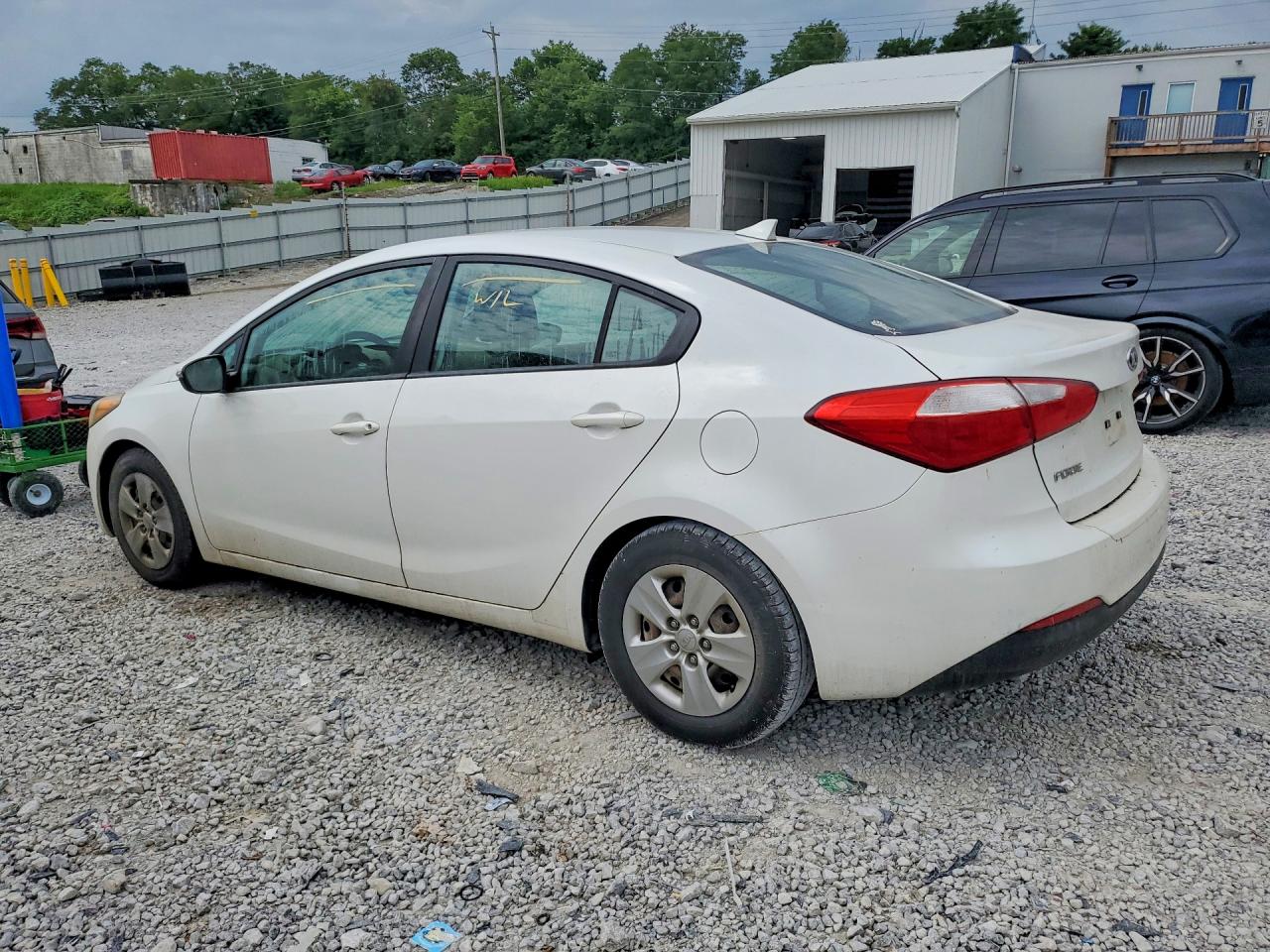 2015 Kia Forte Lx Белый vin: KNAFX4A62F5303046