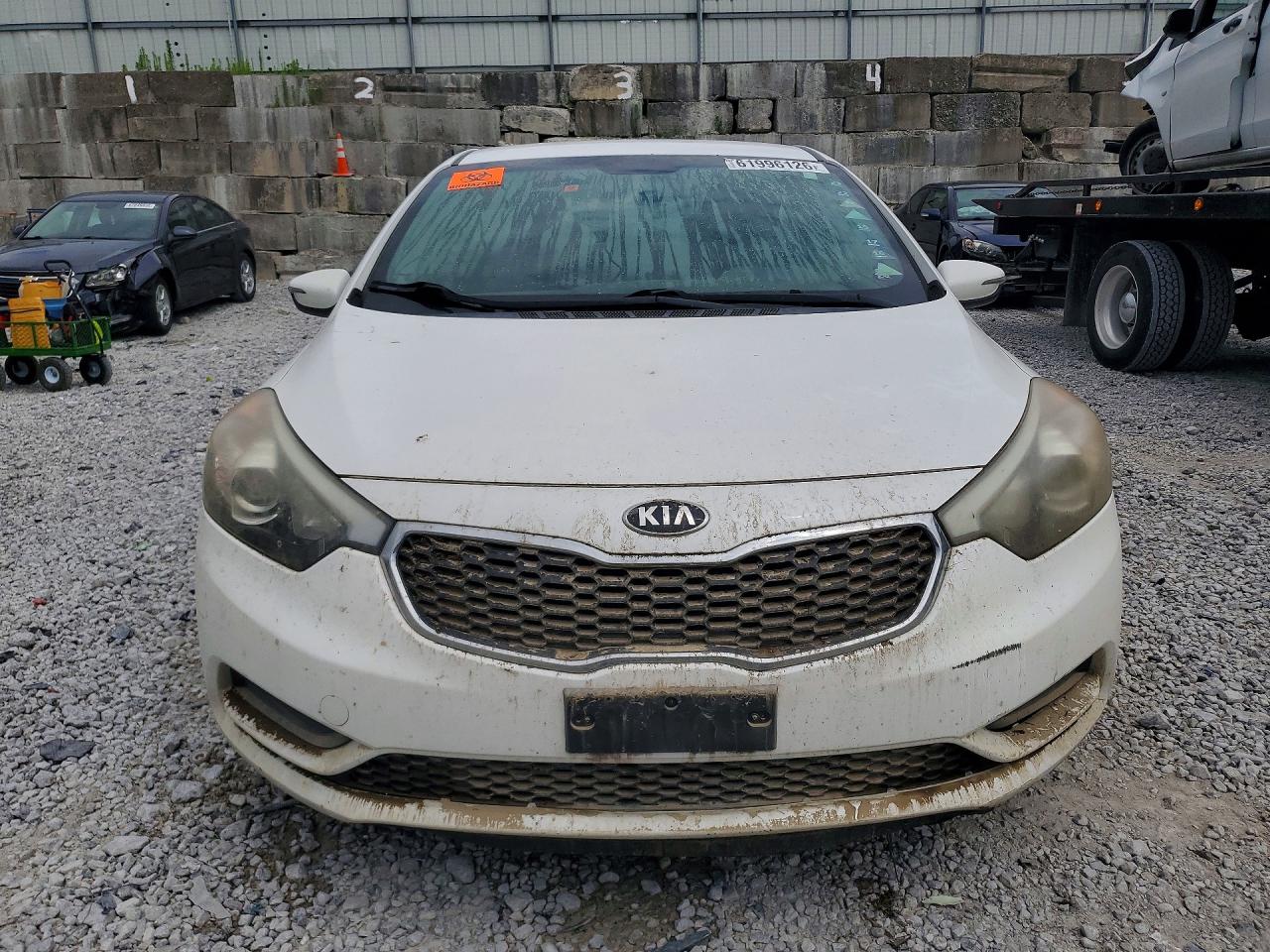 2015 Kia Forte Lx Белый vin: KNAFX4A62F5303046