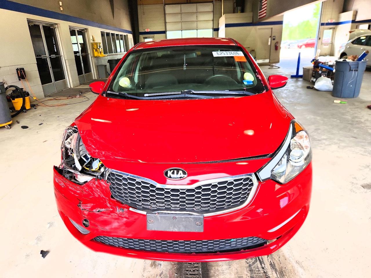 2015 Kia Forte Lx Red vin: KNAFX4A62F5367796