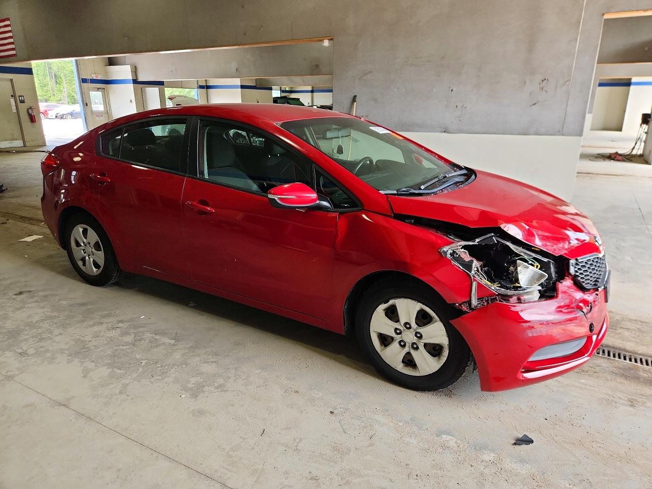 2015 Kia Forte Lx Red vin: KNAFX4A62F5367796