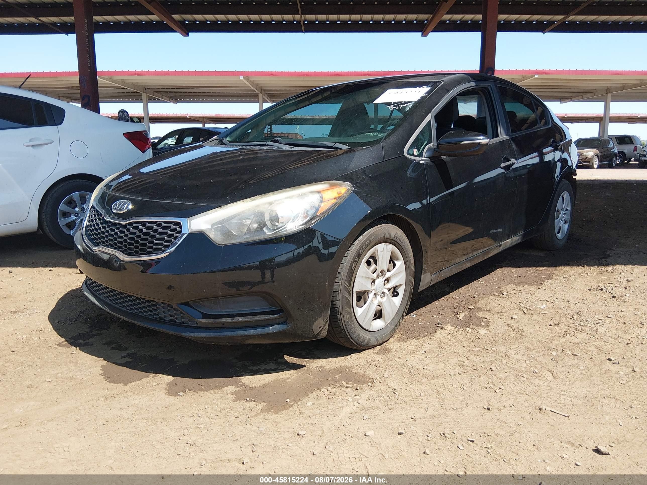 2015 Kia Forte Lx Black vin: KNAFX4A62F5376580