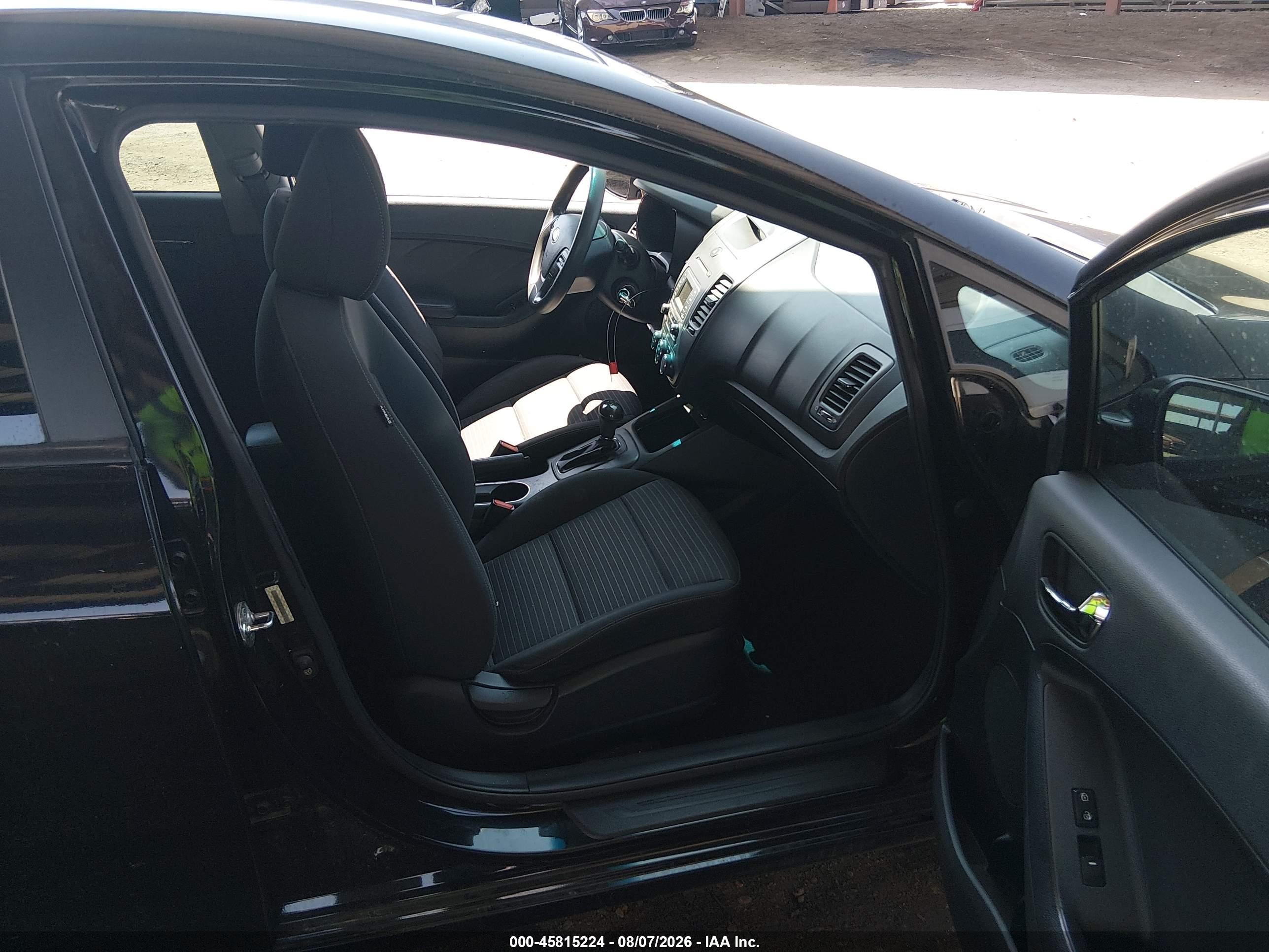 2015 Kia Forte Lx Black vin: KNAFX4A62F5376580