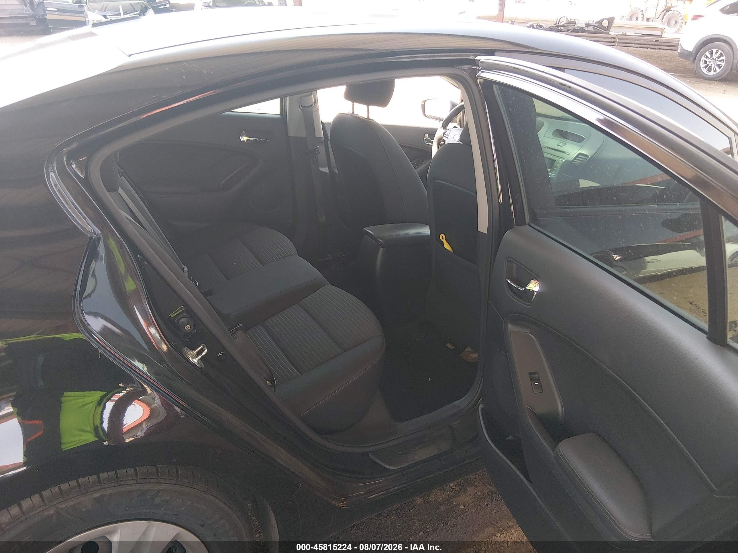 2015 Kia Forte Lx Black vin: KNAFX4A62F5376580