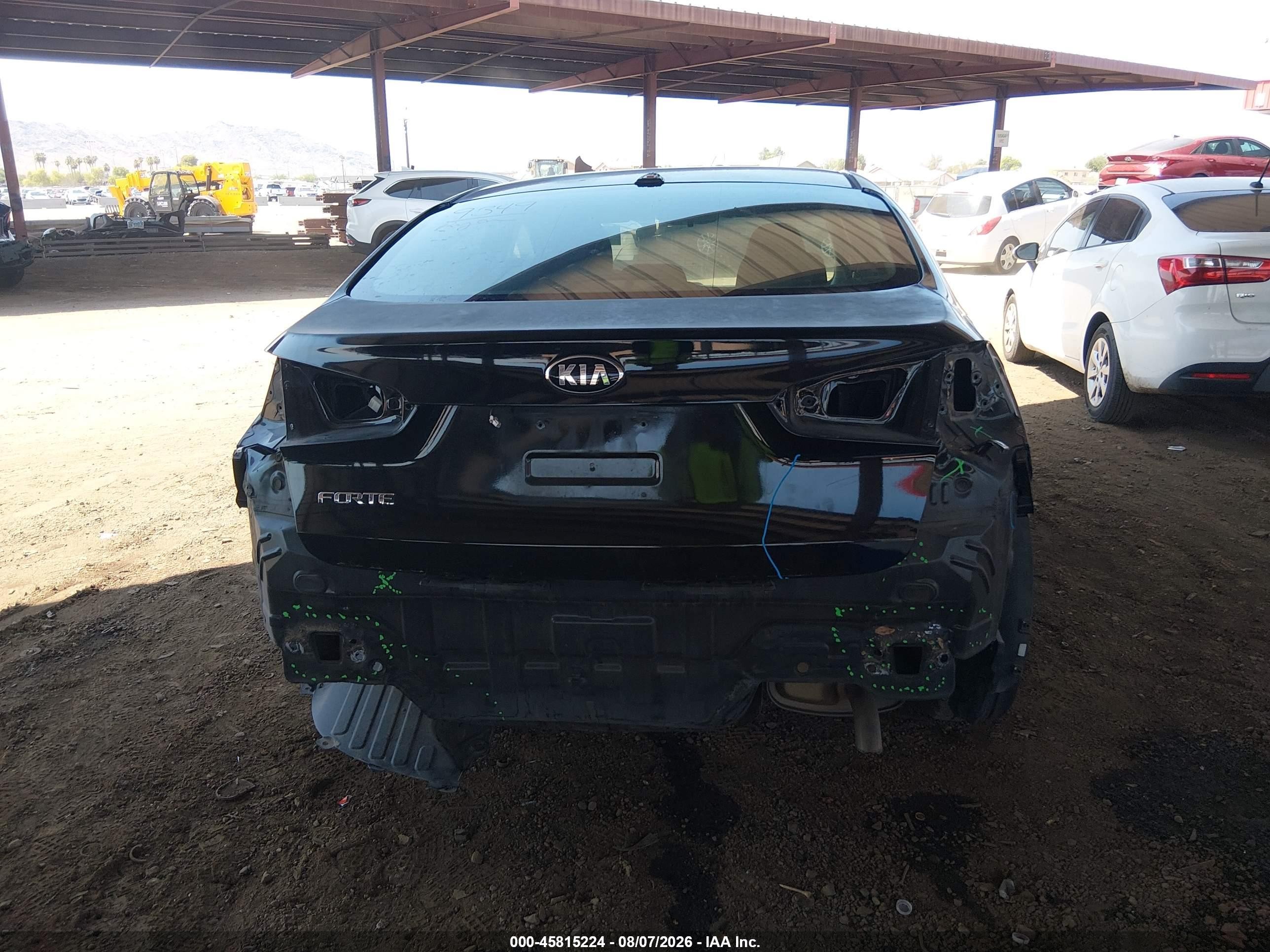 2015 Kia Forte Lx Black vin: KNAFX4A62F5376580