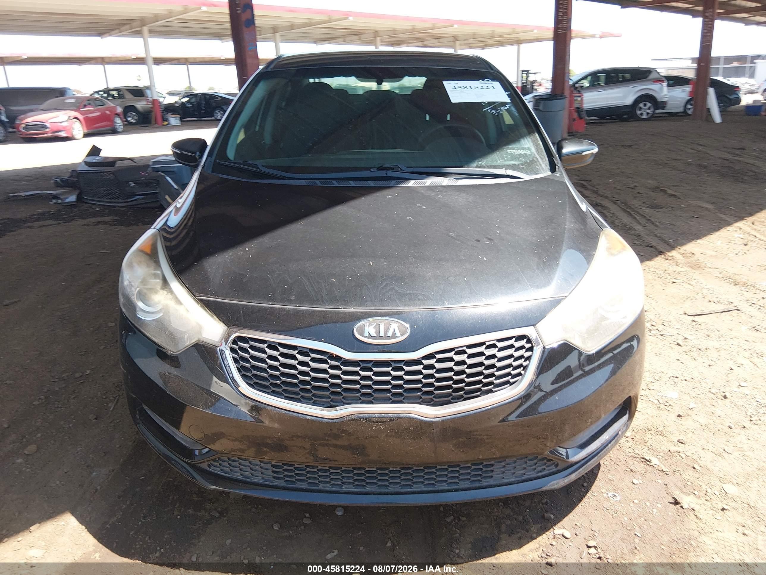 2015 Kia Forte Lx Black vin: KNAFX4A62F5376580