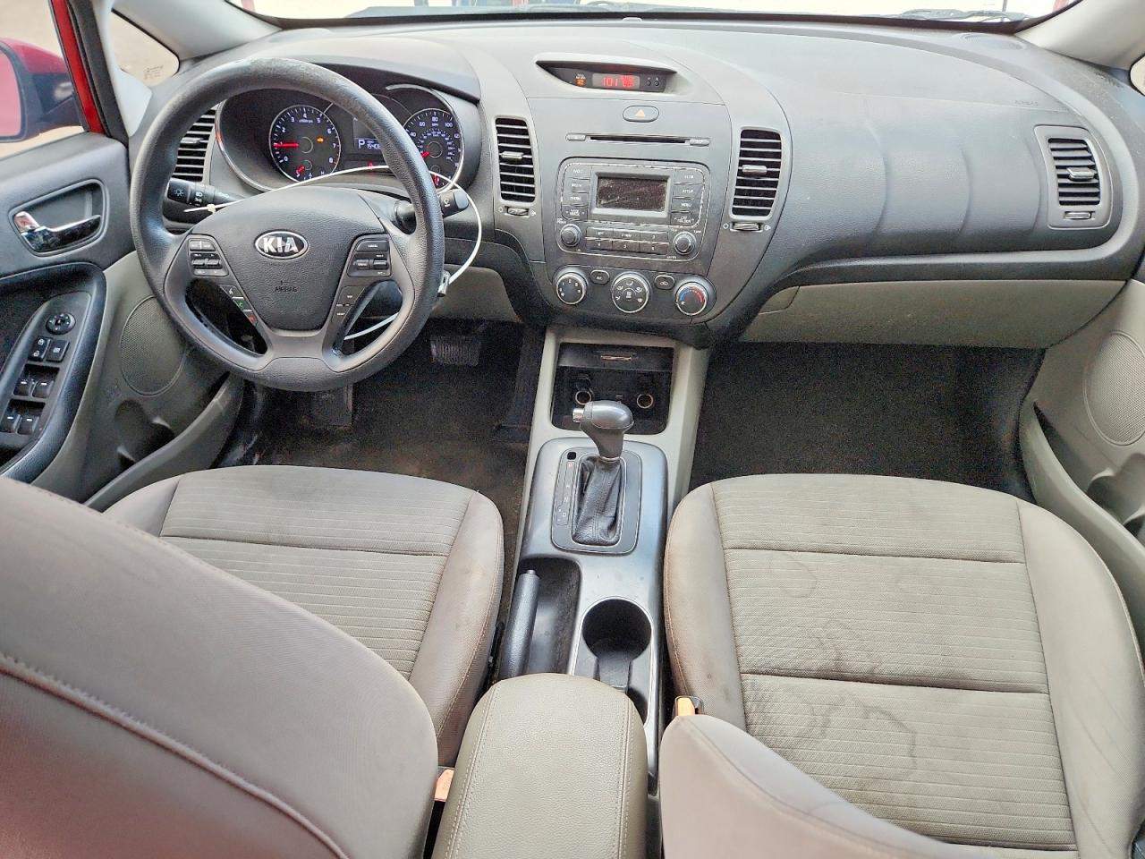 2015 Kia Forte Lx Red vin: KNAFX4A62F5414194