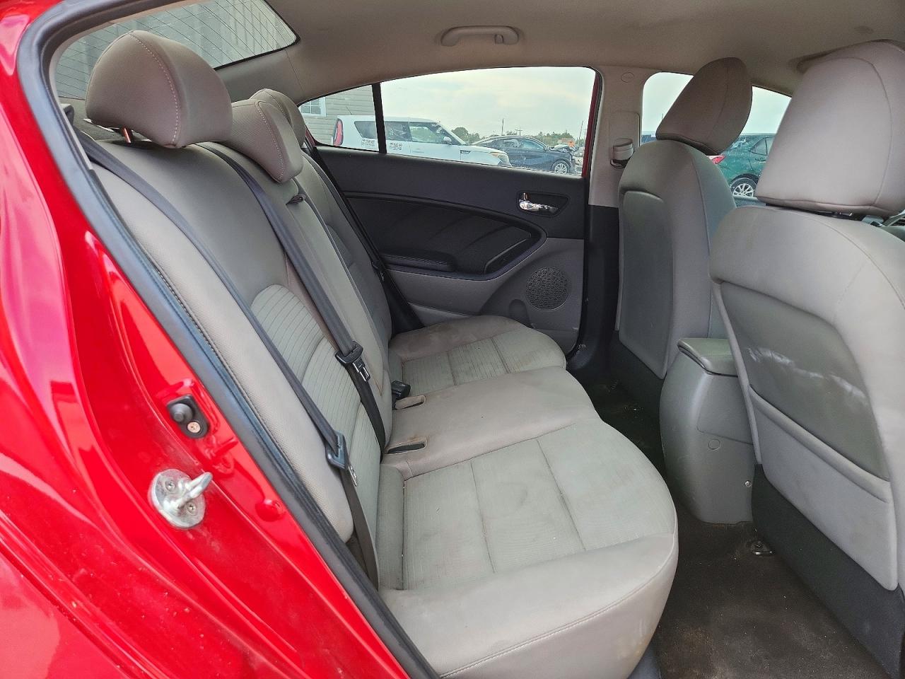 2015 Kia Forte Lx Red vin: KNAFX4A62F5414194