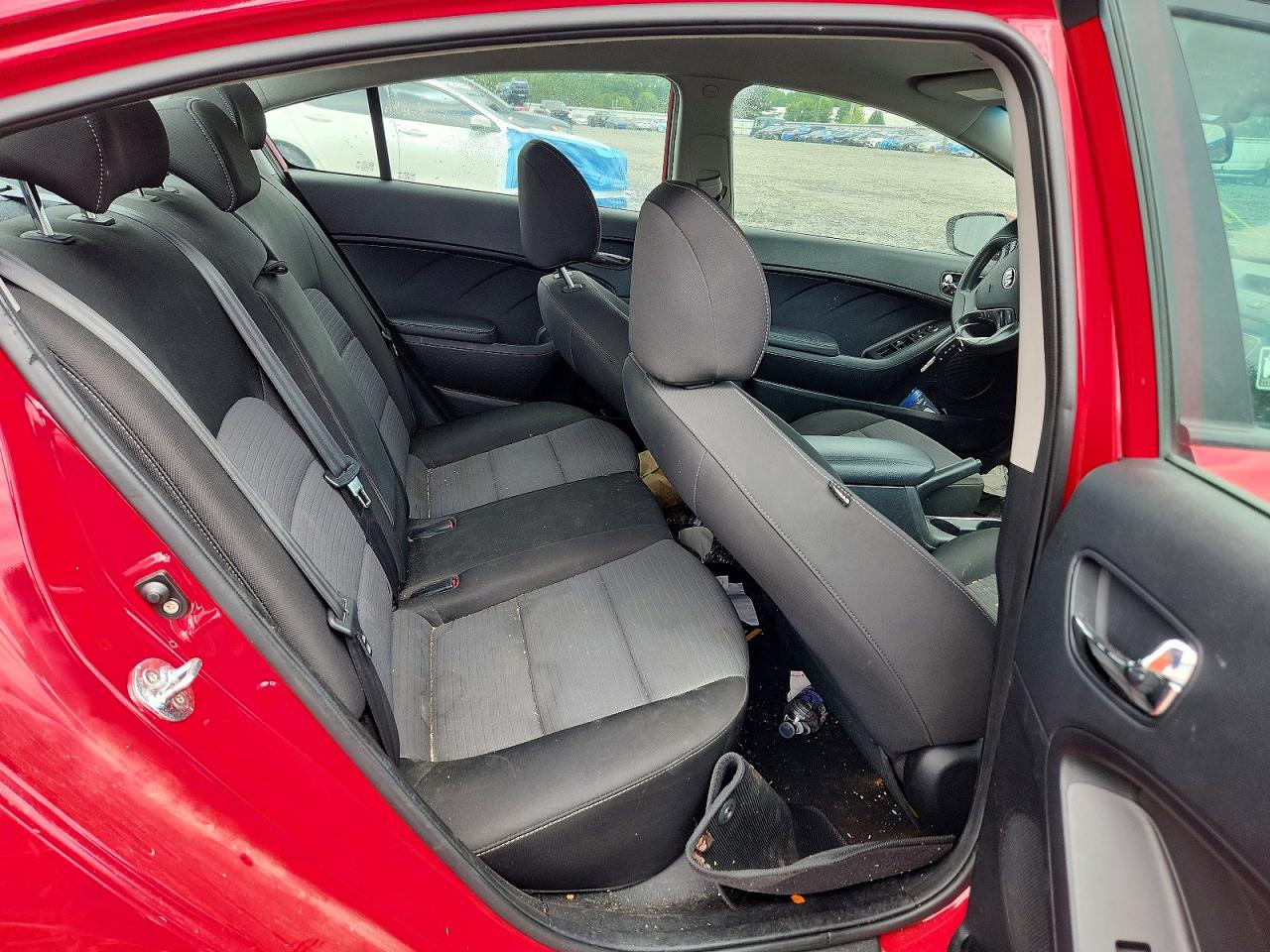 2015 Kia Forte Lx Red vin: KNAFX4A62F5427172