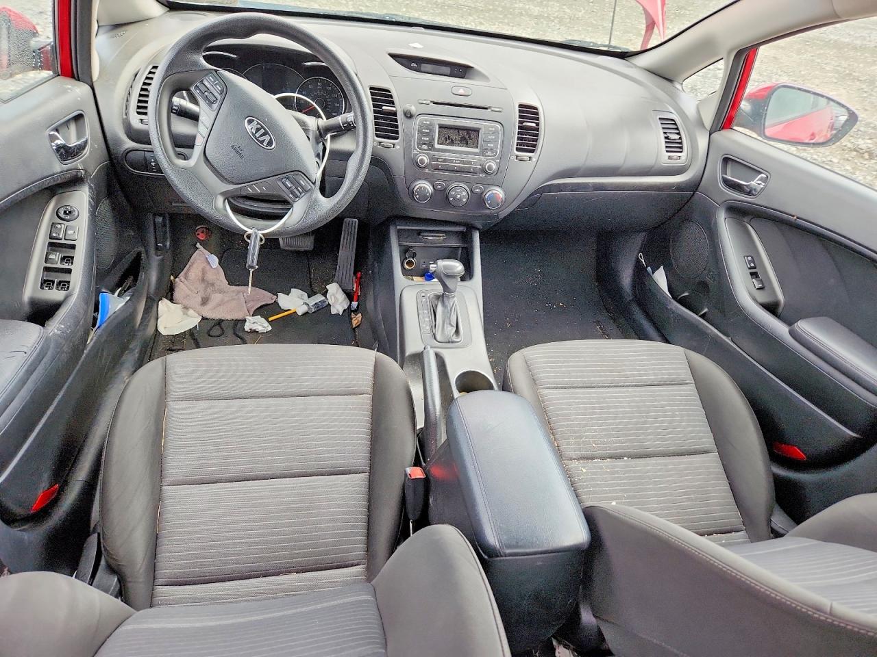 2015 Kia Forte Lx Red vin: KNAFX4A62F5427172