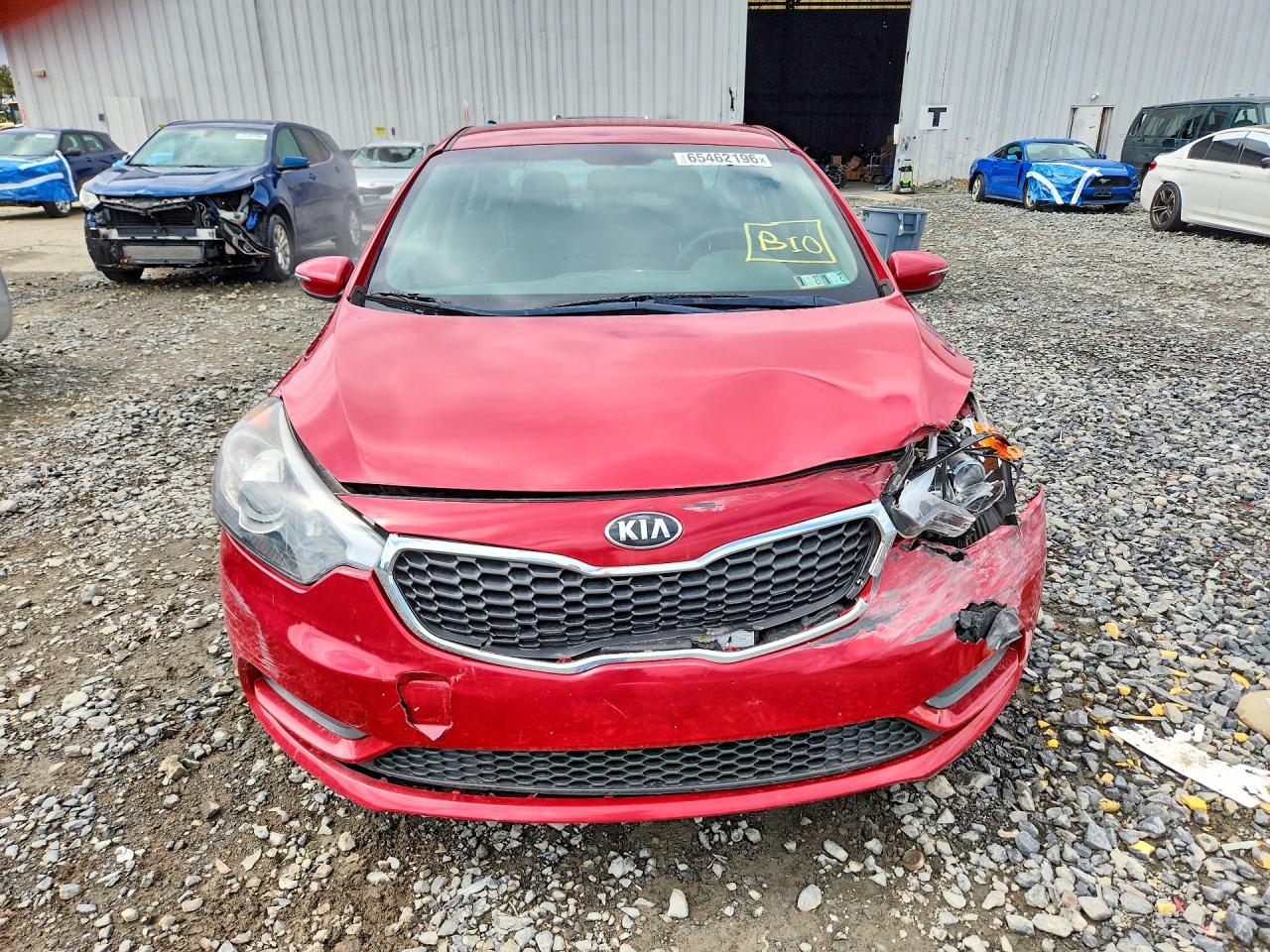 2015 Kia Forte Lx Red vin: KNAFX4A62F5427172