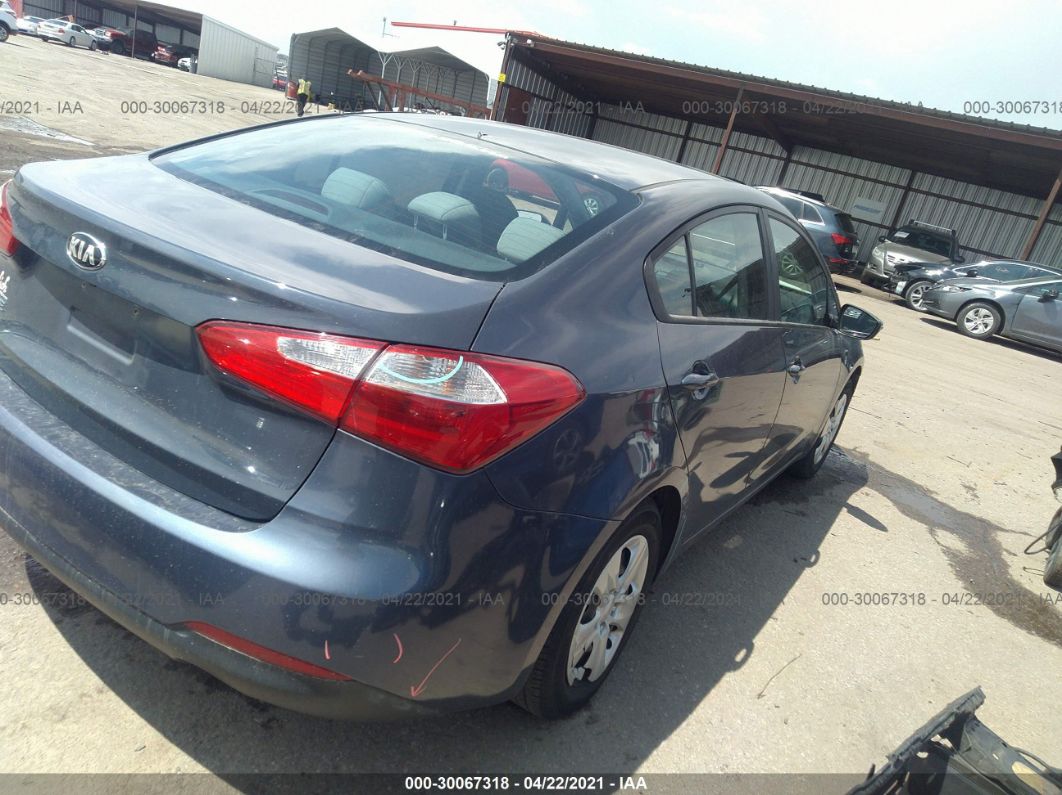 2016 Kia Forte Lx Blue vin: KNAFX4A62G5512787