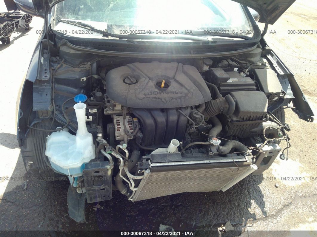 2016 Kia Forte Lx Blue vin: KNAFX4A62G5512787