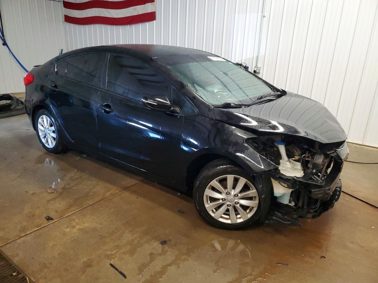 2014 Kia Forte Lx Black vin: KNAFX4A63E5157397
