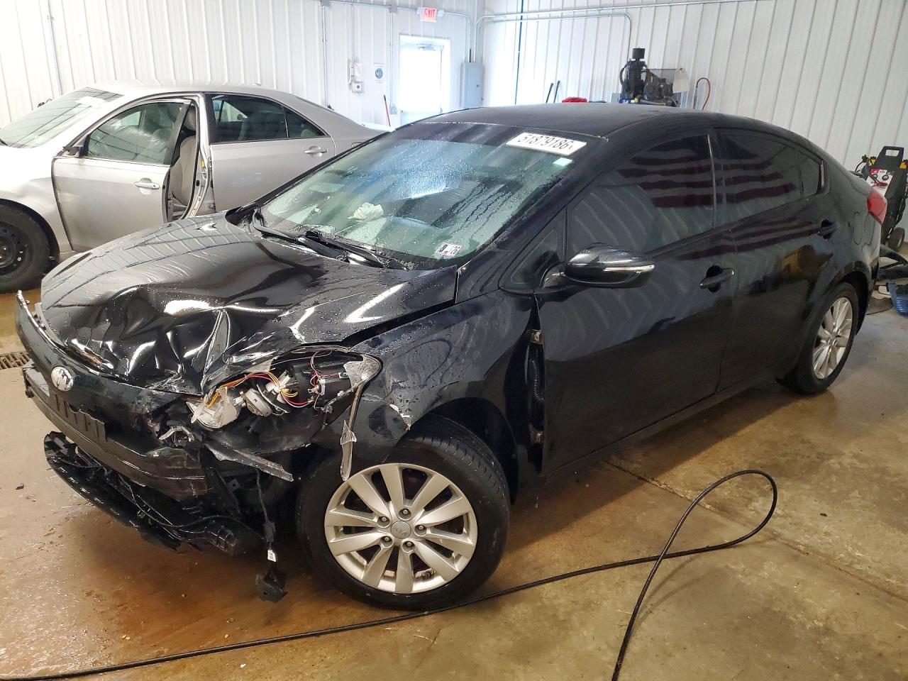 2014 Kia Forte Lx Black vin: KNAFX4A63E5157397