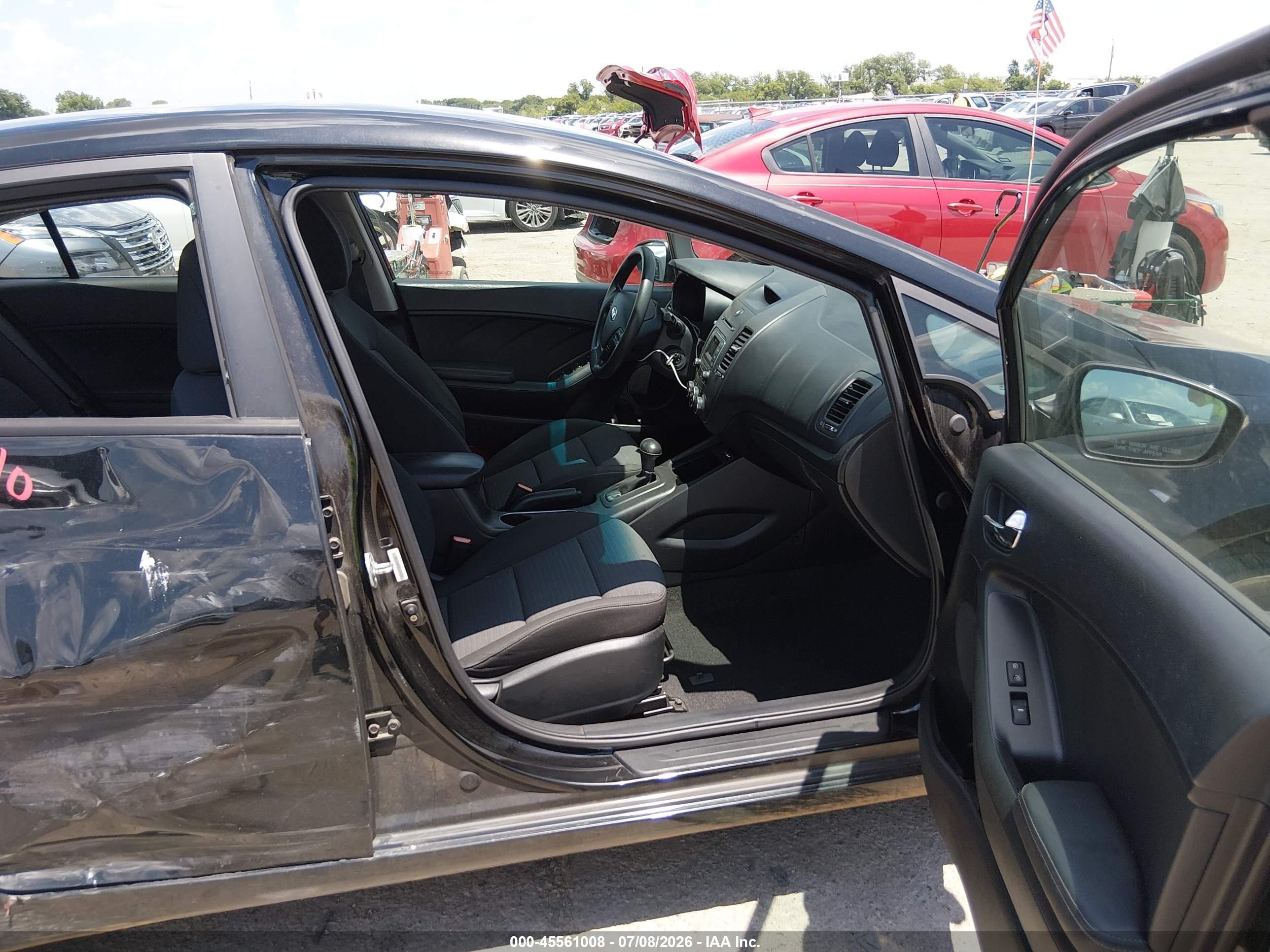 2014 Kia Forte Lx Black vin: KNAFX4A63E5184339