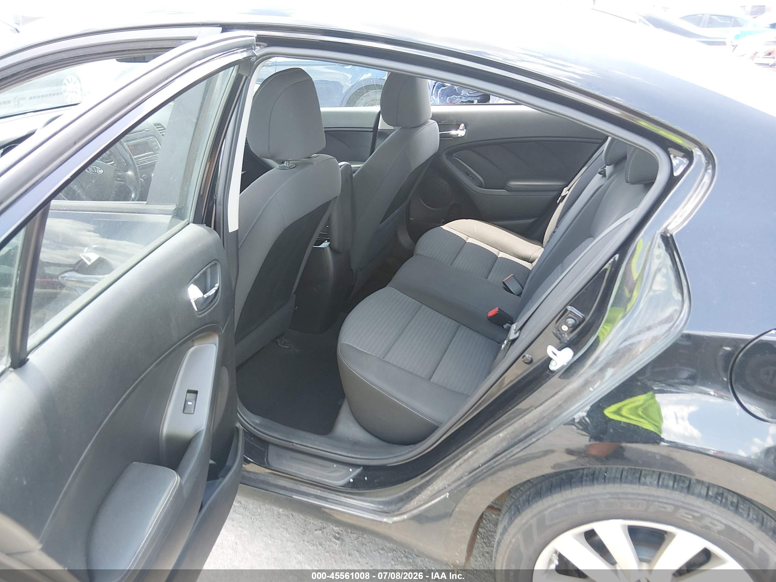 2014 Kia Forte Lx Black vin: KNAFX4A63E5184339