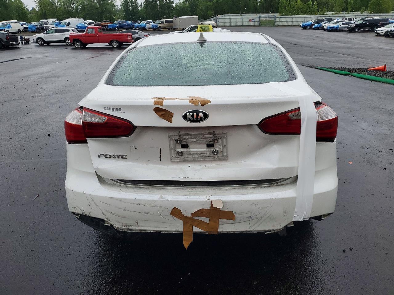 2014 Kia Forte Lx Белый vin: KNAFX4A63E5191632