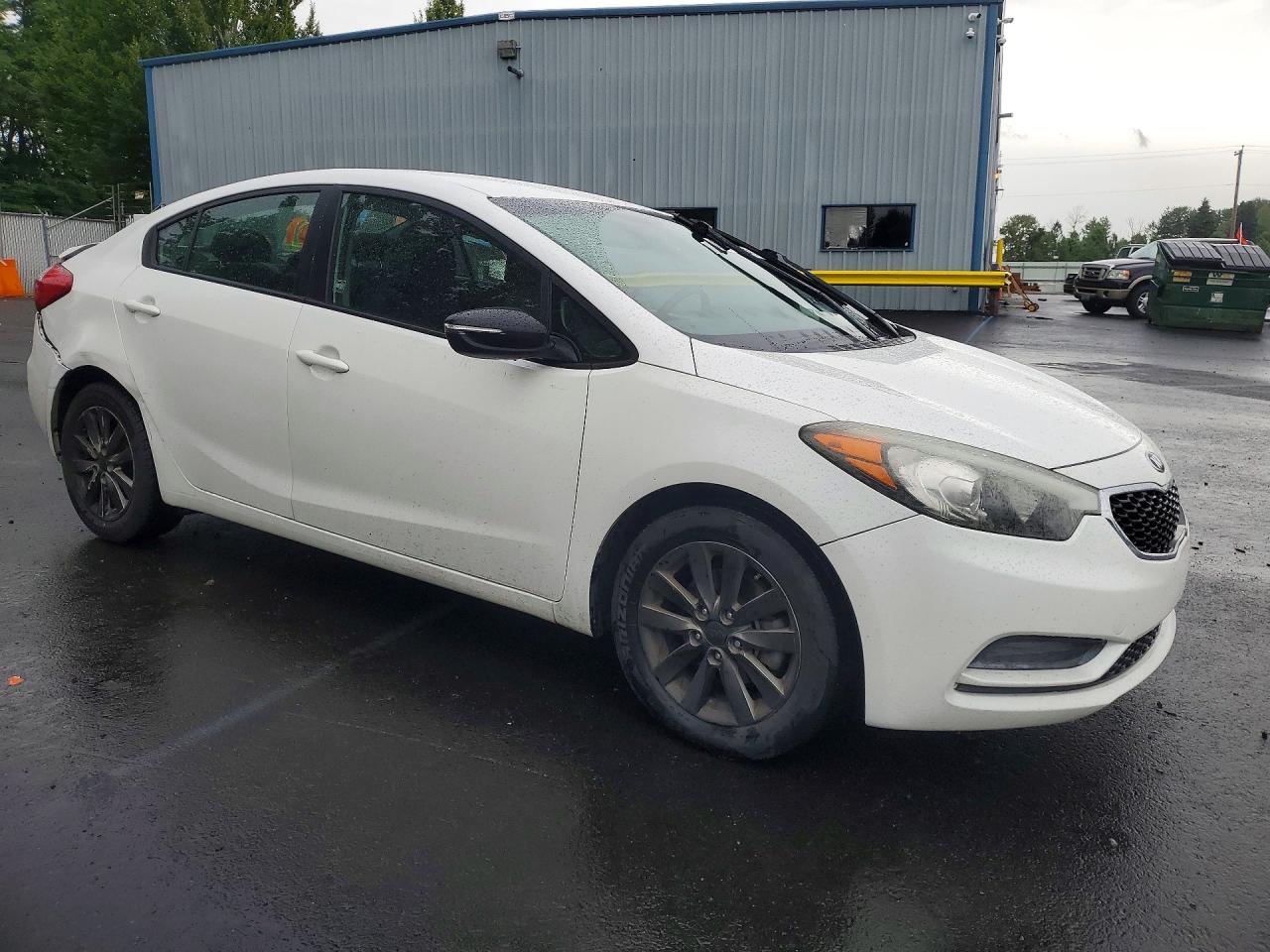 2014 Kia Forte Lx Белый vin: KNAFX4A63E5191632