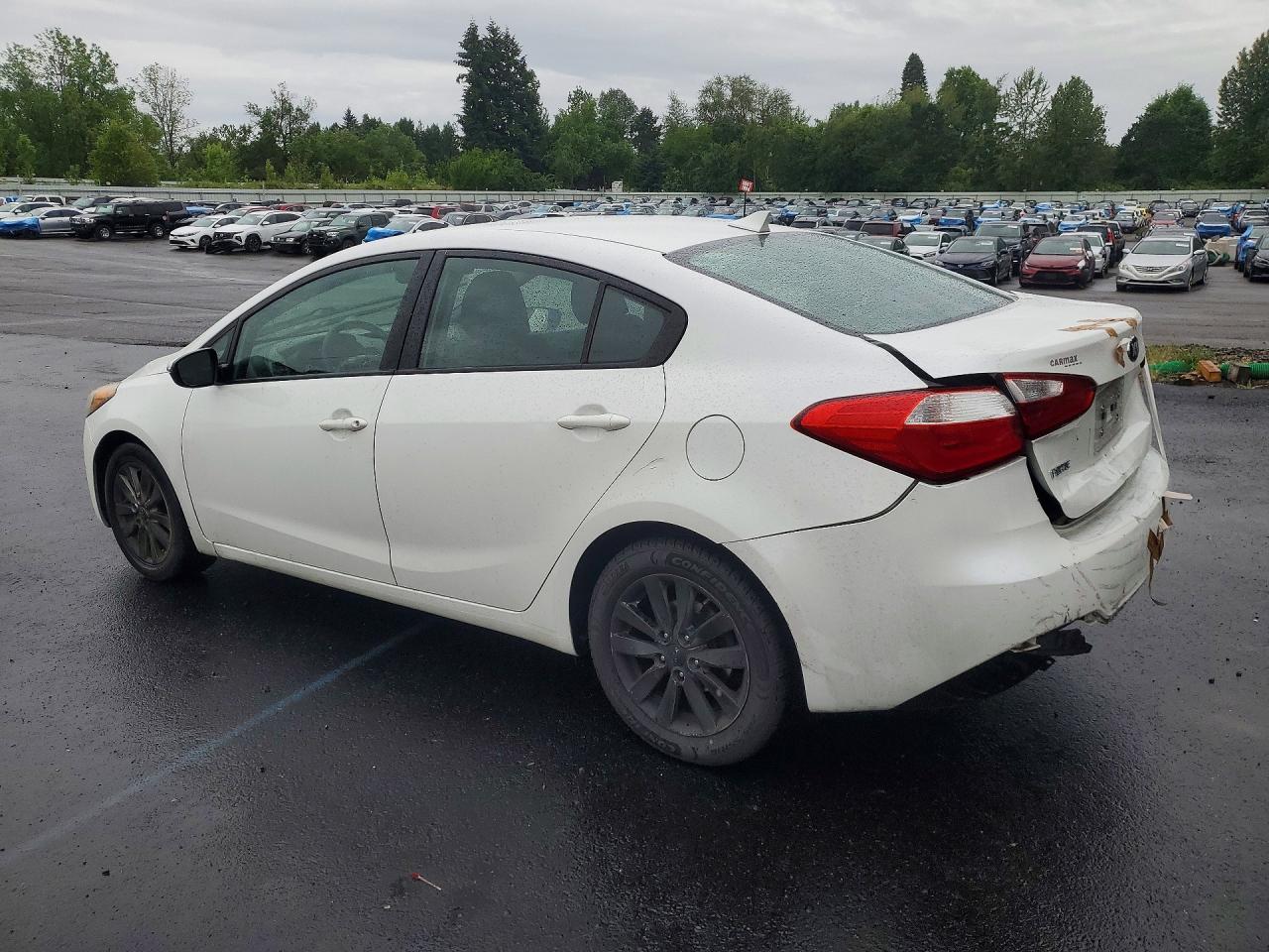 2014 Kia Forte Lx Белый vin: KNAFX4A63E5191632