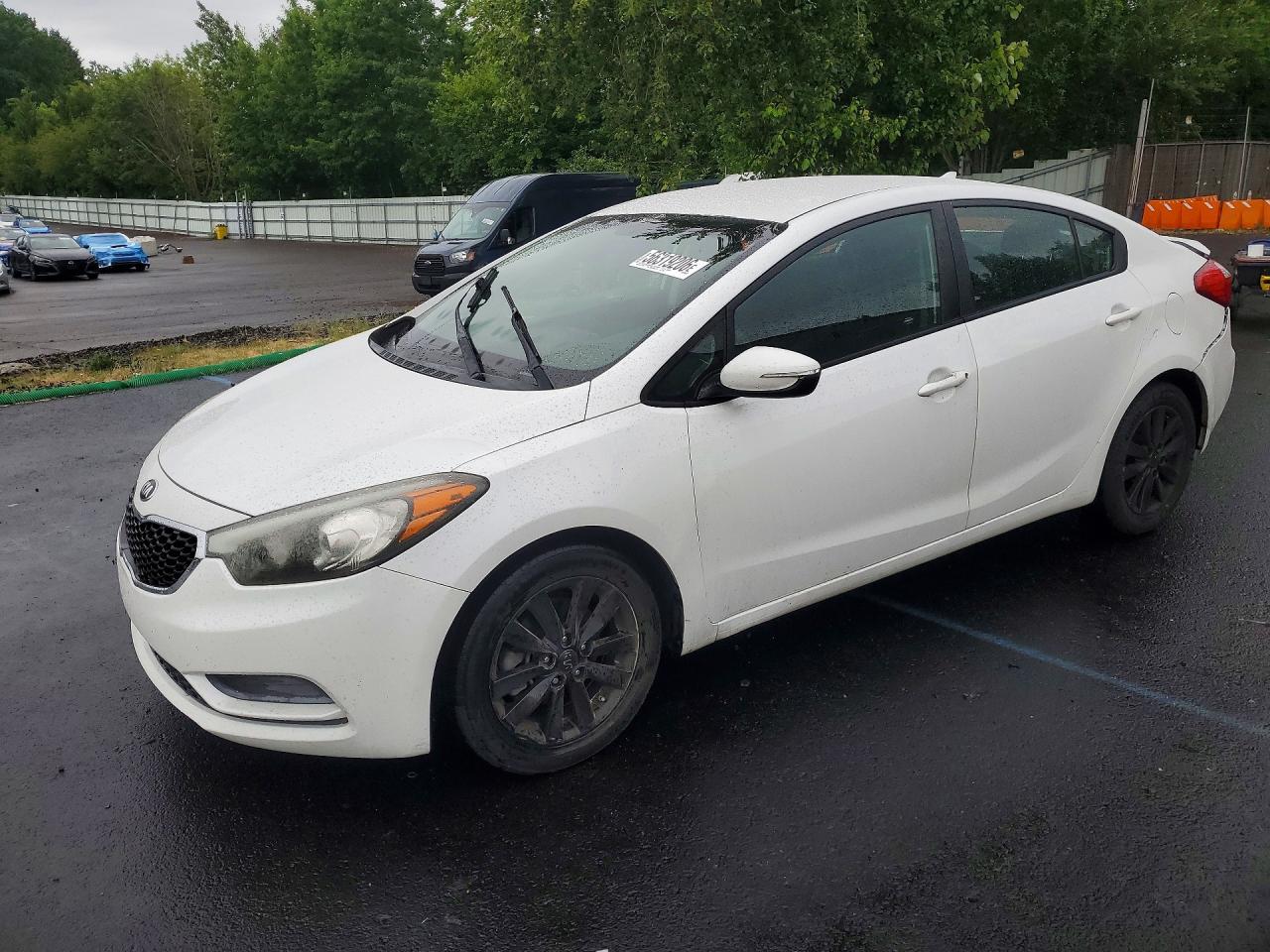 2014 Kia Forte Lx Белый vin: KNAFX4A63E5191632