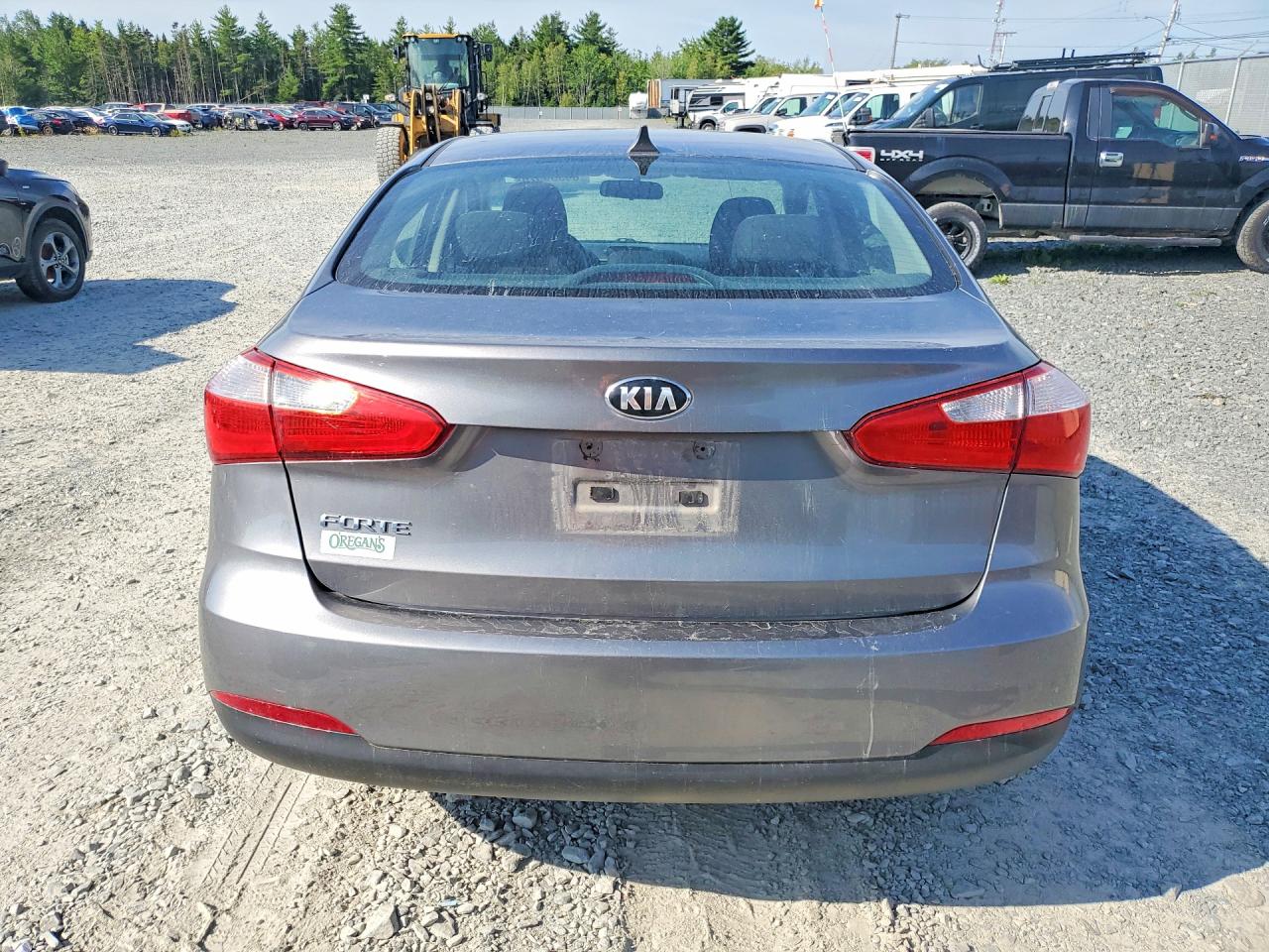 2014 Kia Forte Lx Серый vin: KNAFX4A63E5201611
