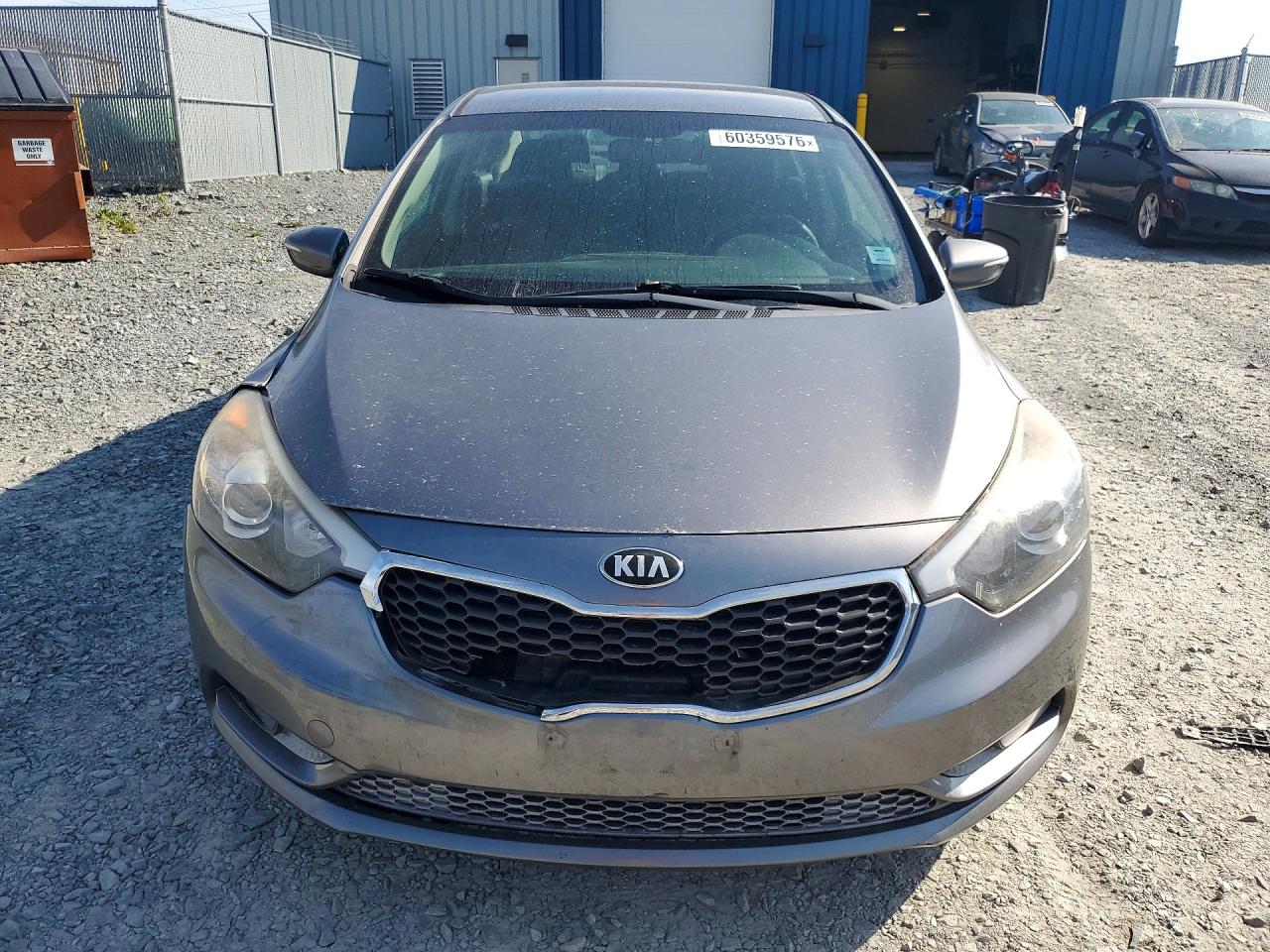 2014 Kia Forte Lx Серый vin: KNAFX4A63E5201611