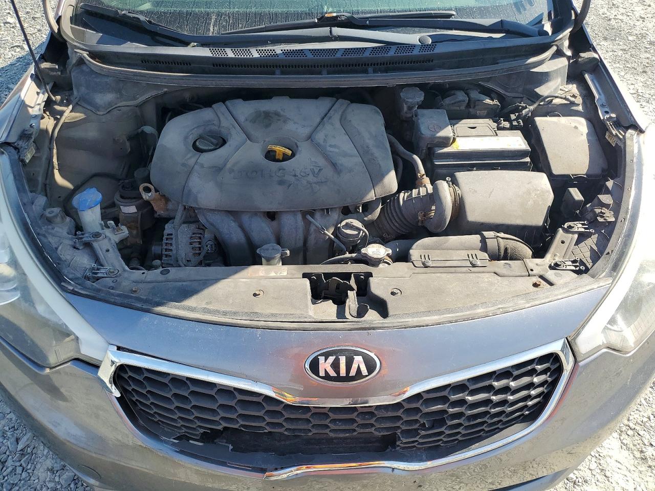 2014 Kia Forte Lx Серый vin: KNAFX4A63E5201611