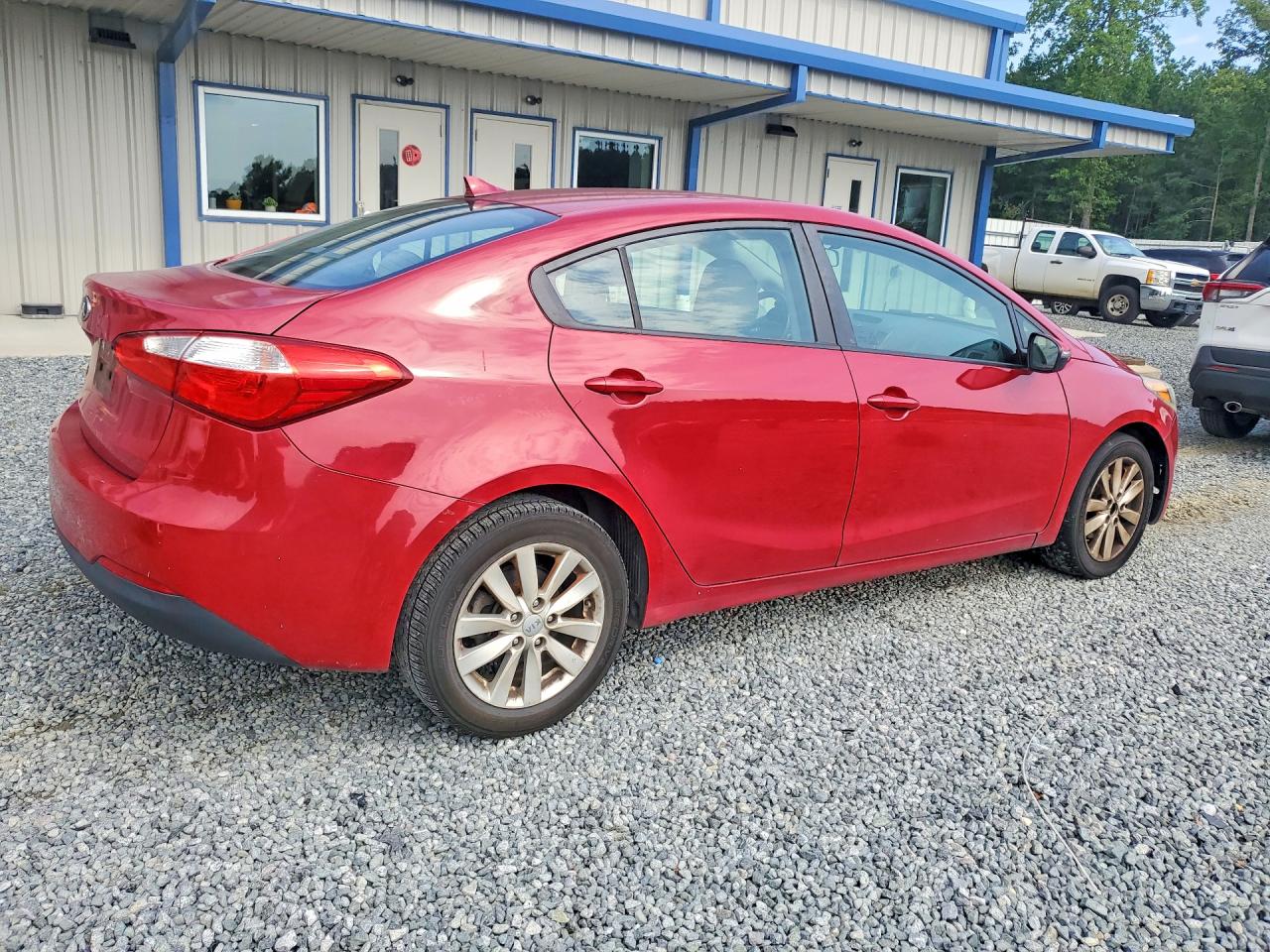 2014 Kia Forte Lx Red vin: KNAFX4A63E5222815