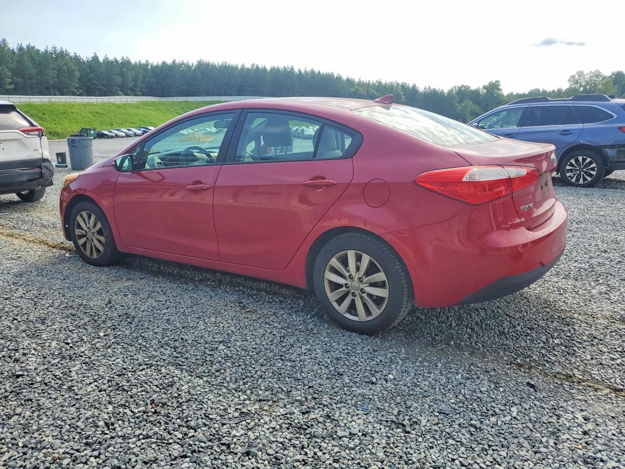 2014 Kia Forte Lx Red vin: KNAFX4A63E5222815