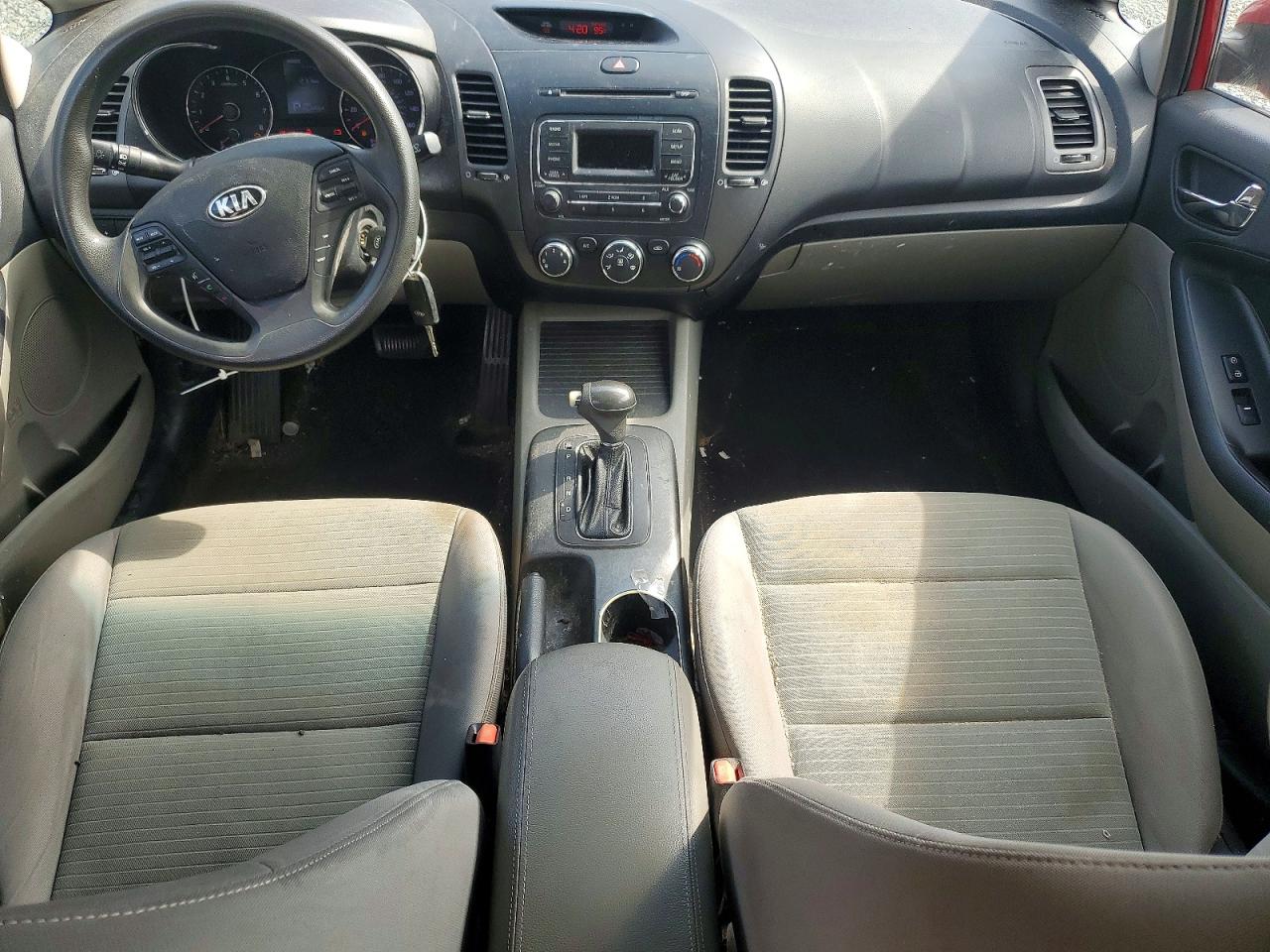 2014 Kia Forte Lx Red vin: KNAFX4A63E5222815