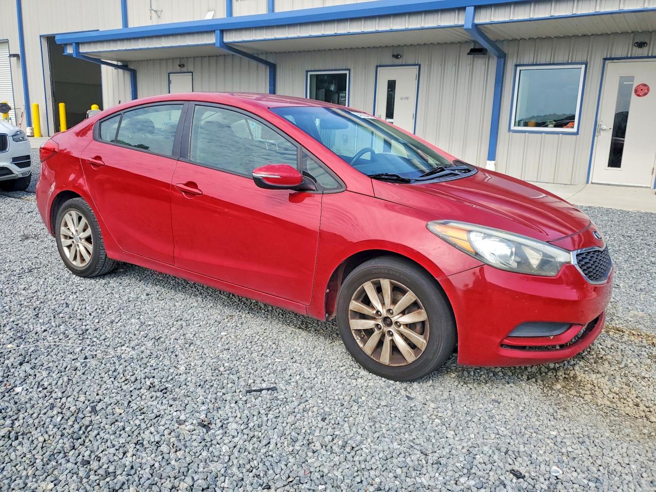 2014 Kia Forte Lx Red vin: KNAFX4A63E5222815