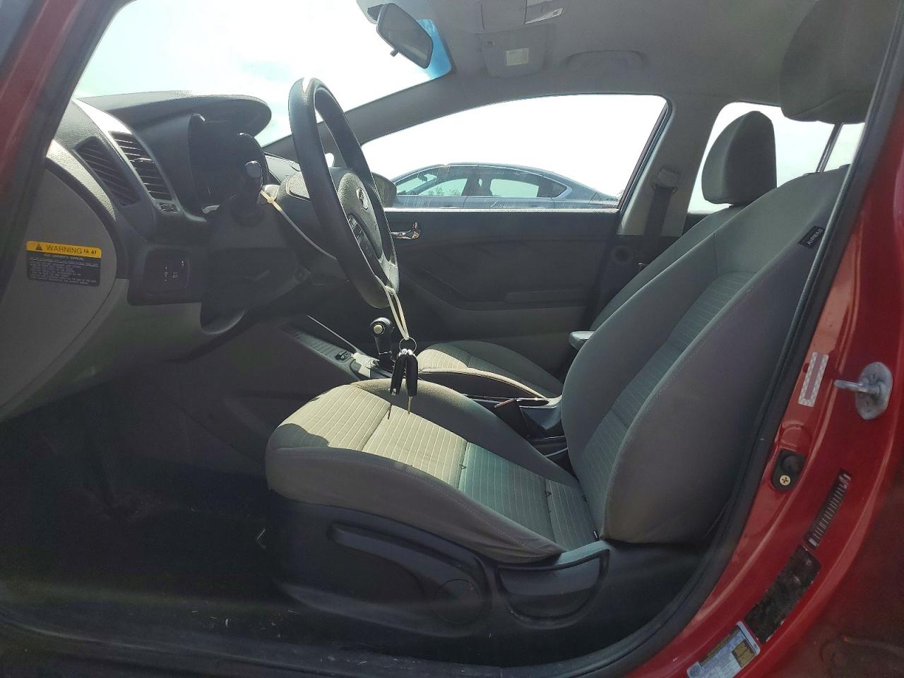 2014 Kia Forte Lx Red vin: KNAFX4A63E5222815