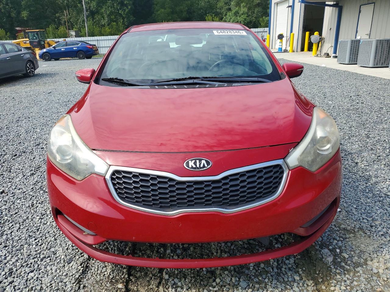 2014 Kia Forte Lx Red vin: KNAFX4A63E5222815