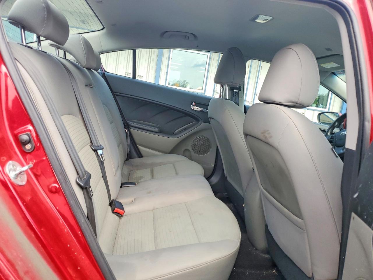 2014 Kia Forte Lx Red vin: KNAFX4A63E5222815