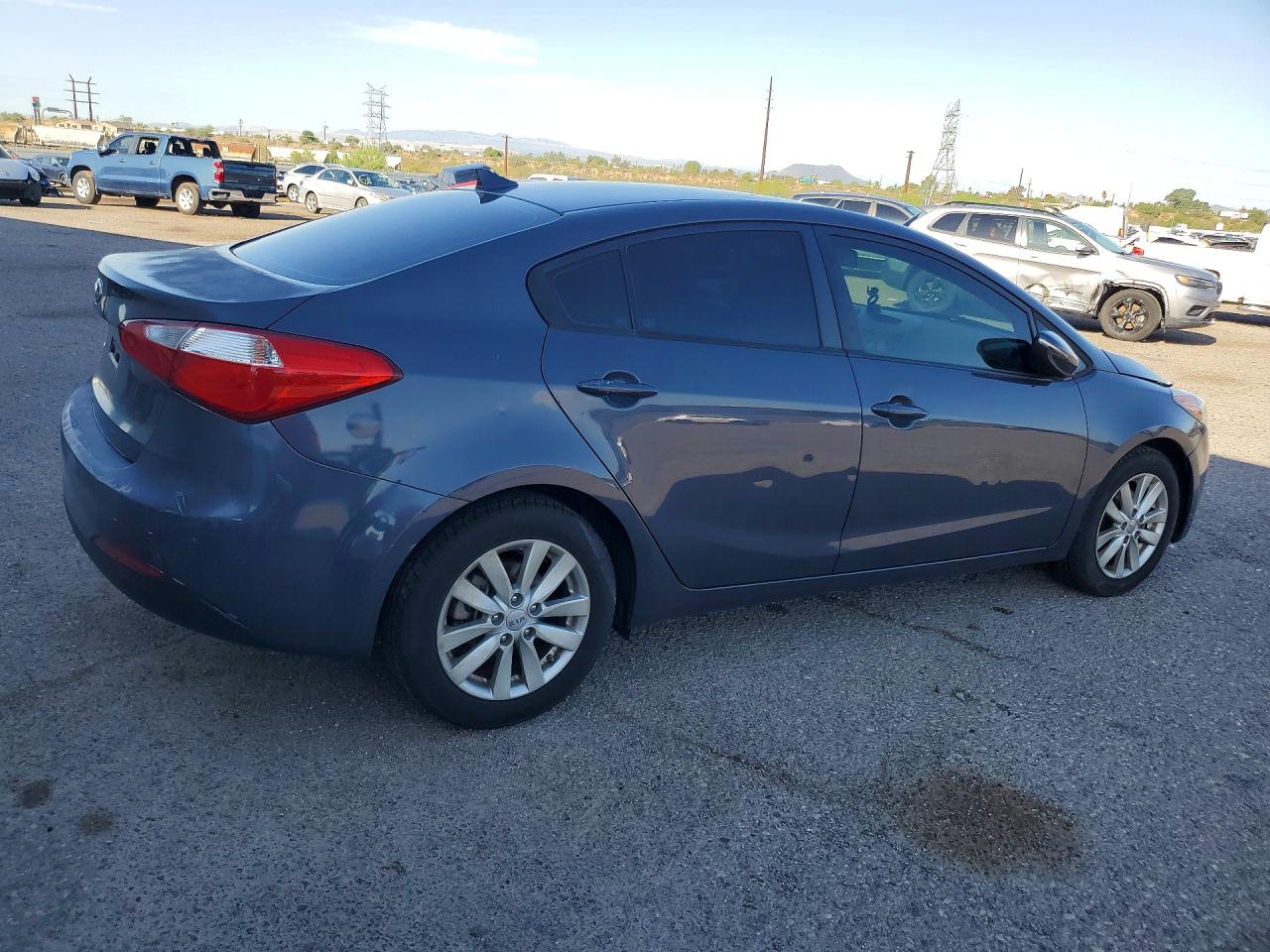 2014 Kia Forte Lx Gray vin: KNAFX4A63E5223169
