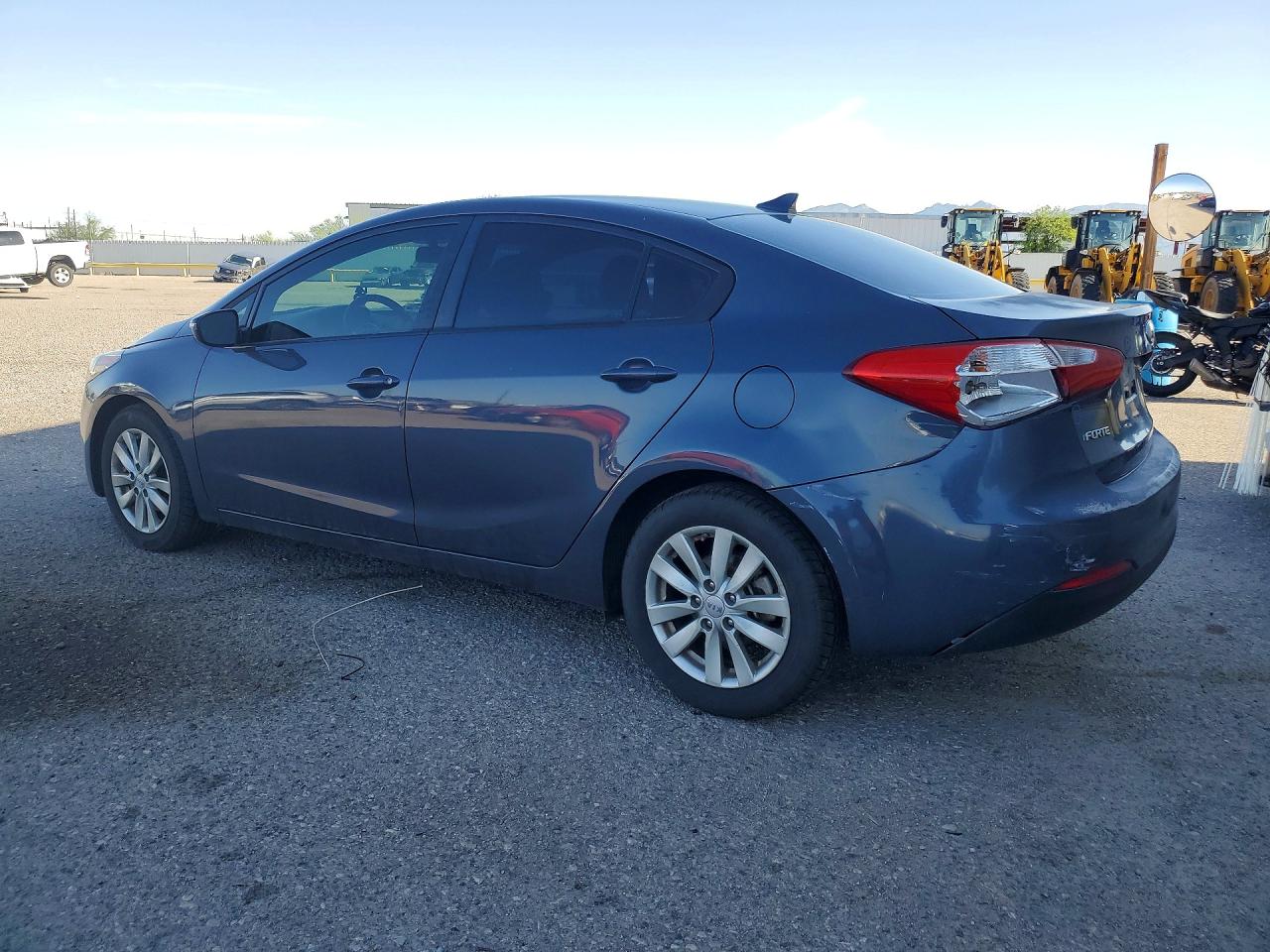 2014 Kia Forte Lx Gray vin: KNAFX4A63E5223169