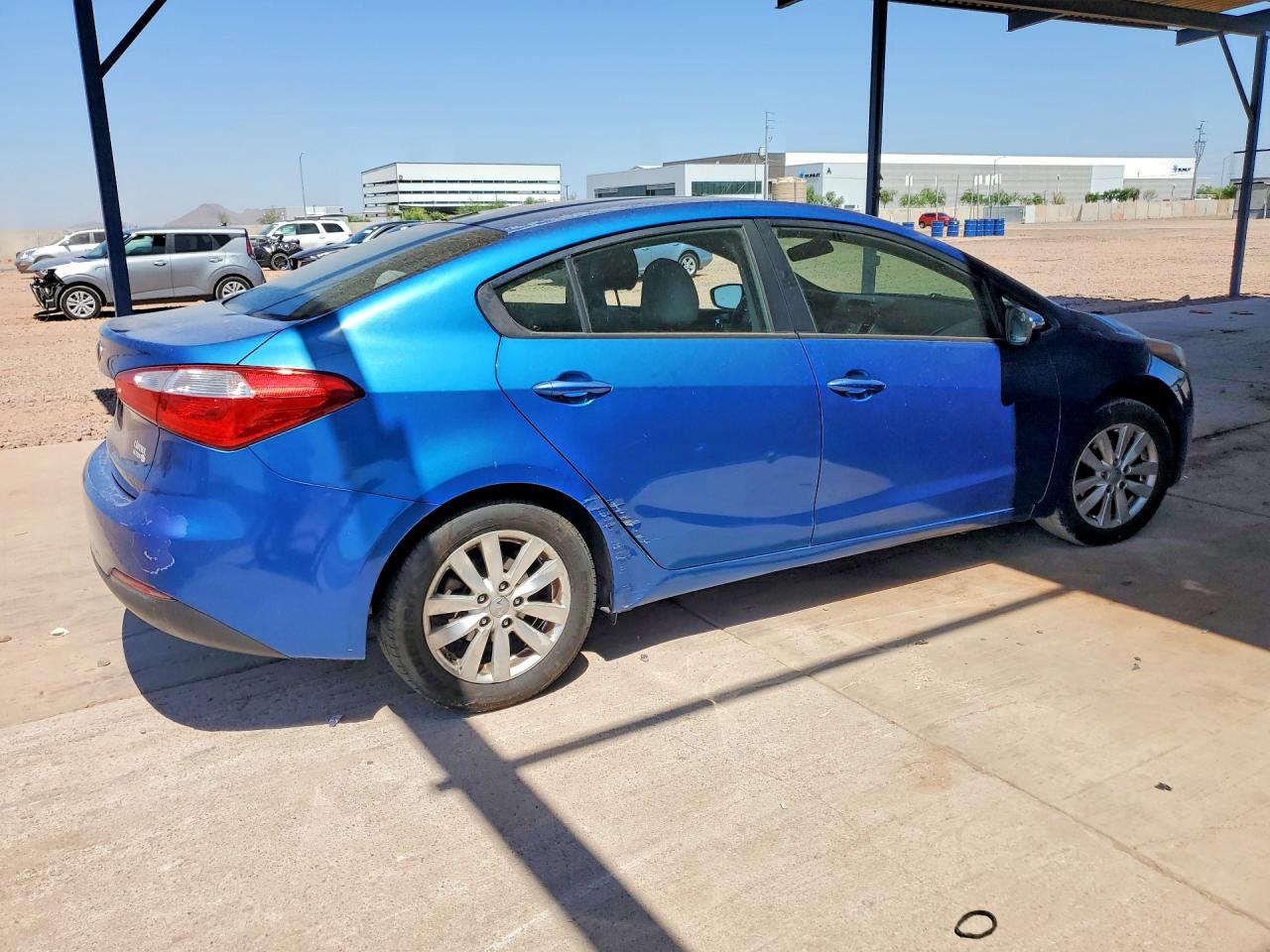 2015 Kia Forte Lx Синий vin: KNAFX4A63F5274222