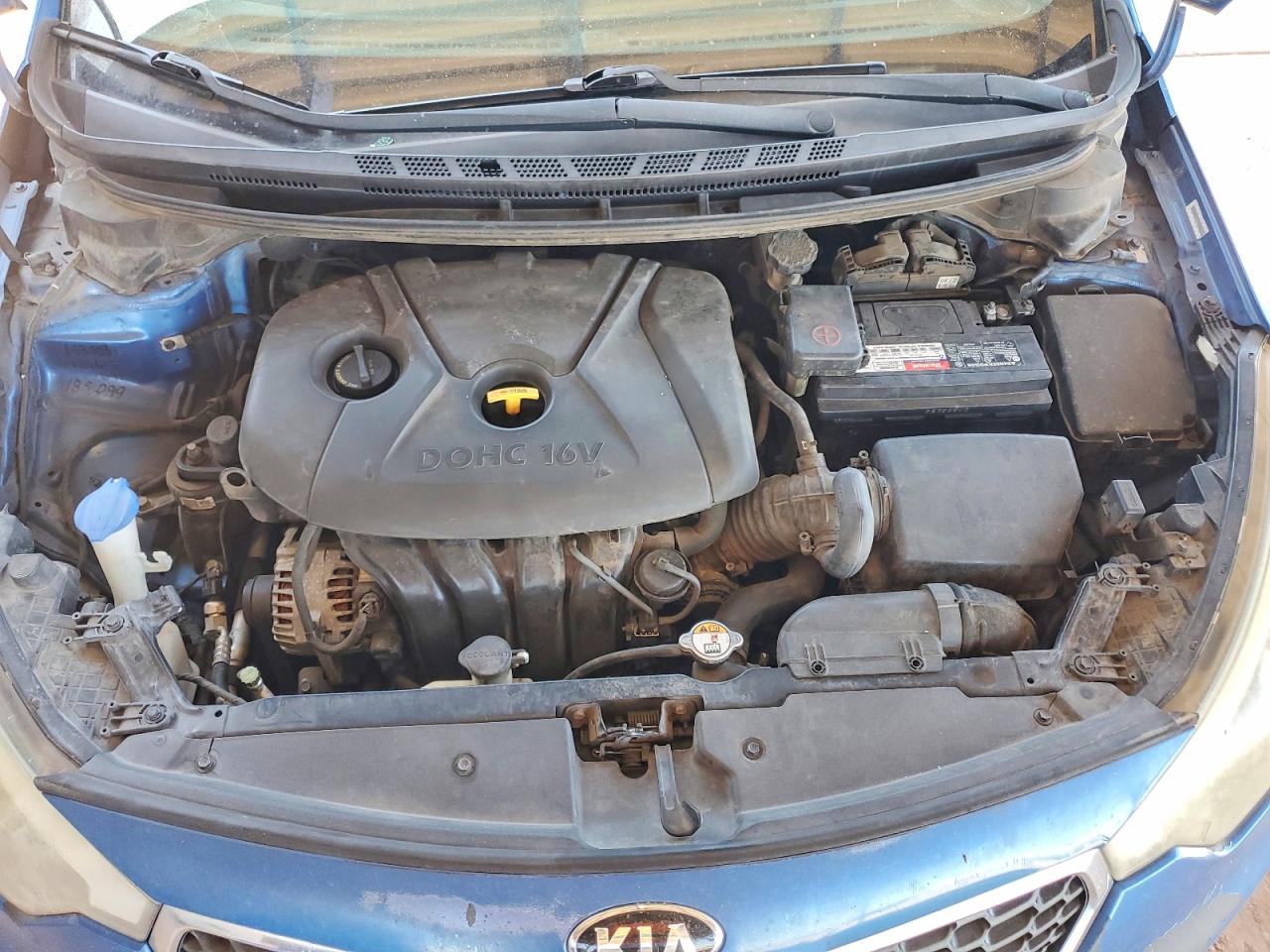 2015 Kia Forte Lx Синий vin: KNAFX4A63F5274222